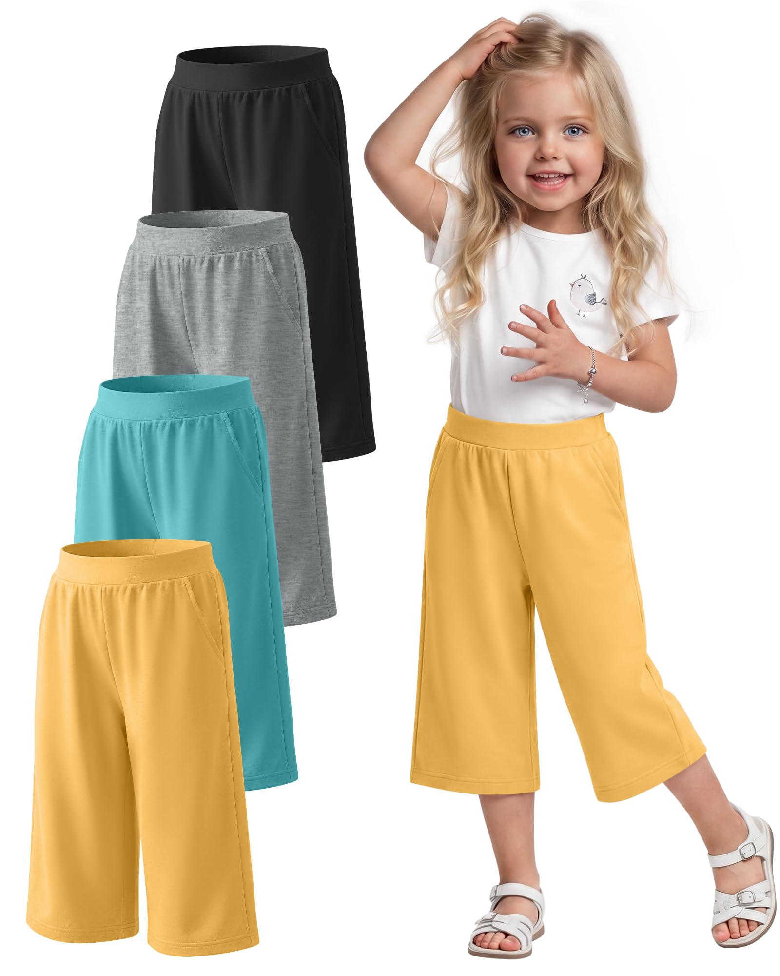 Toddler Girl Capri Pants Set