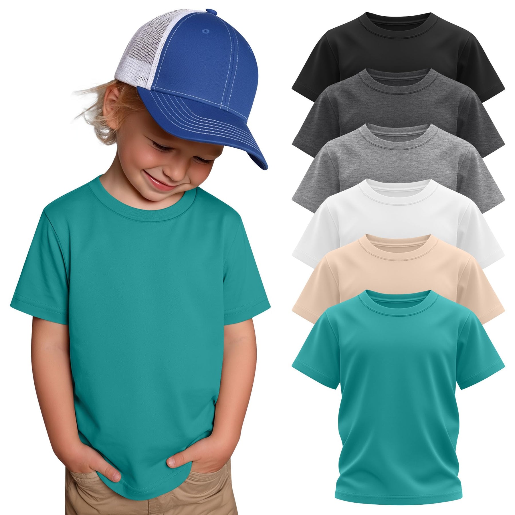 Toddler Boy Cotton Tee Set