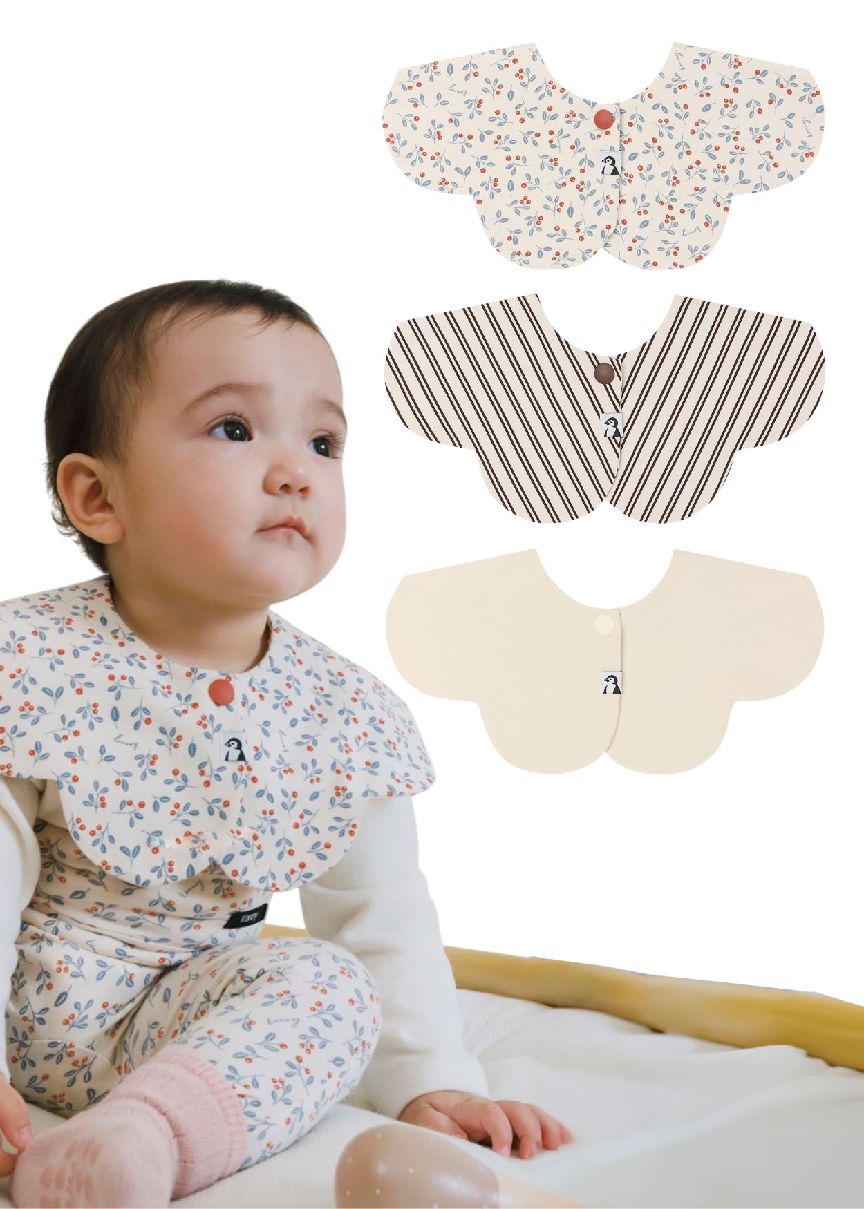 360° Baby Bib Set