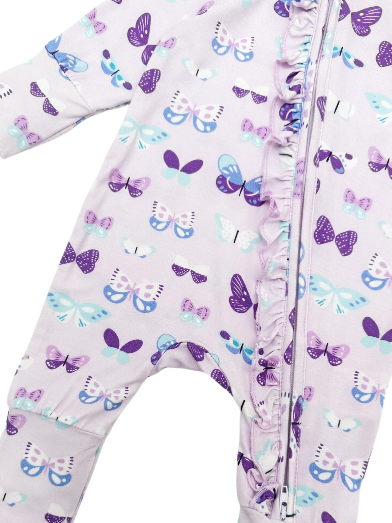 Bamboo Baby Girl Footie Romper