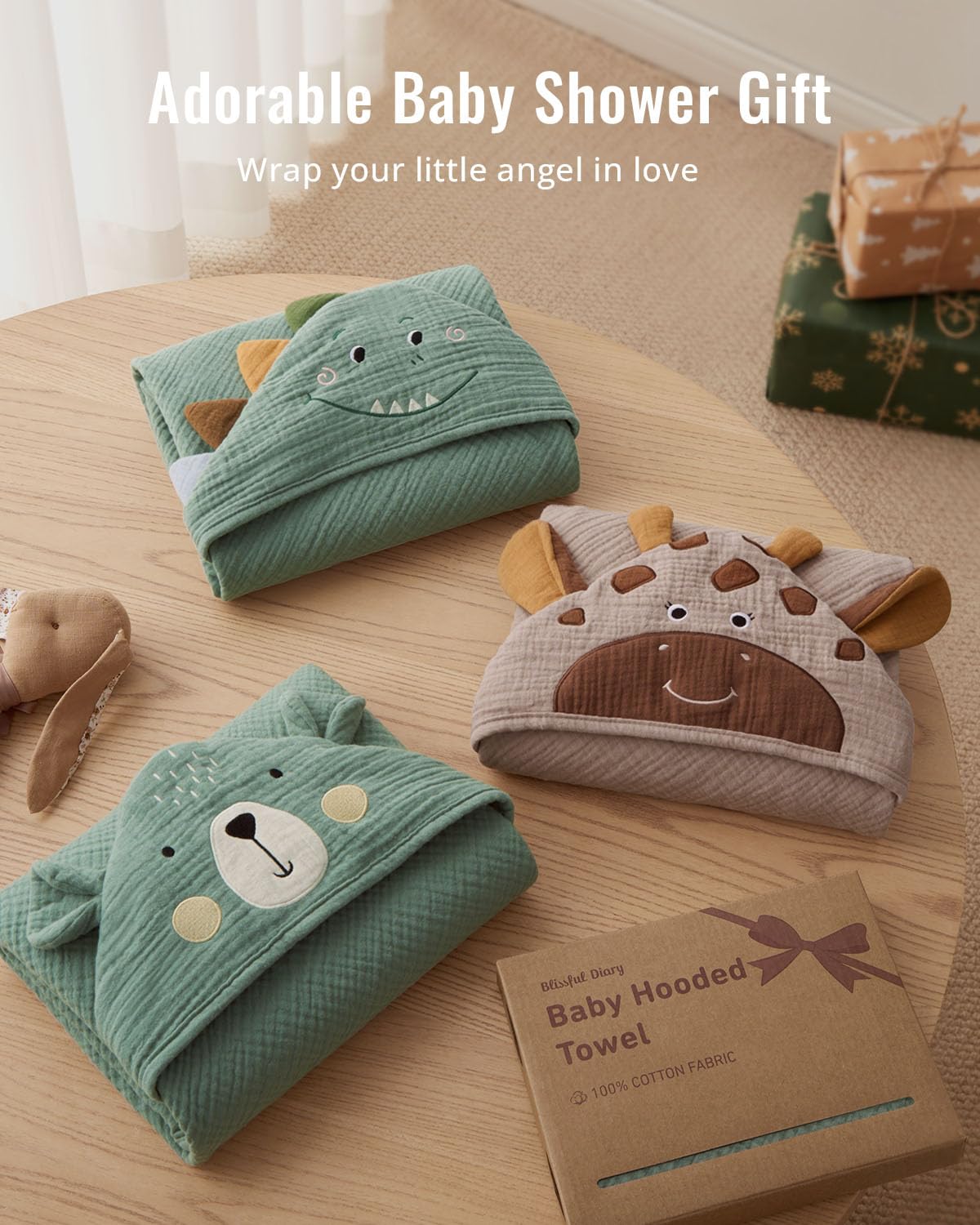 Muslin Baby Hooded Towel