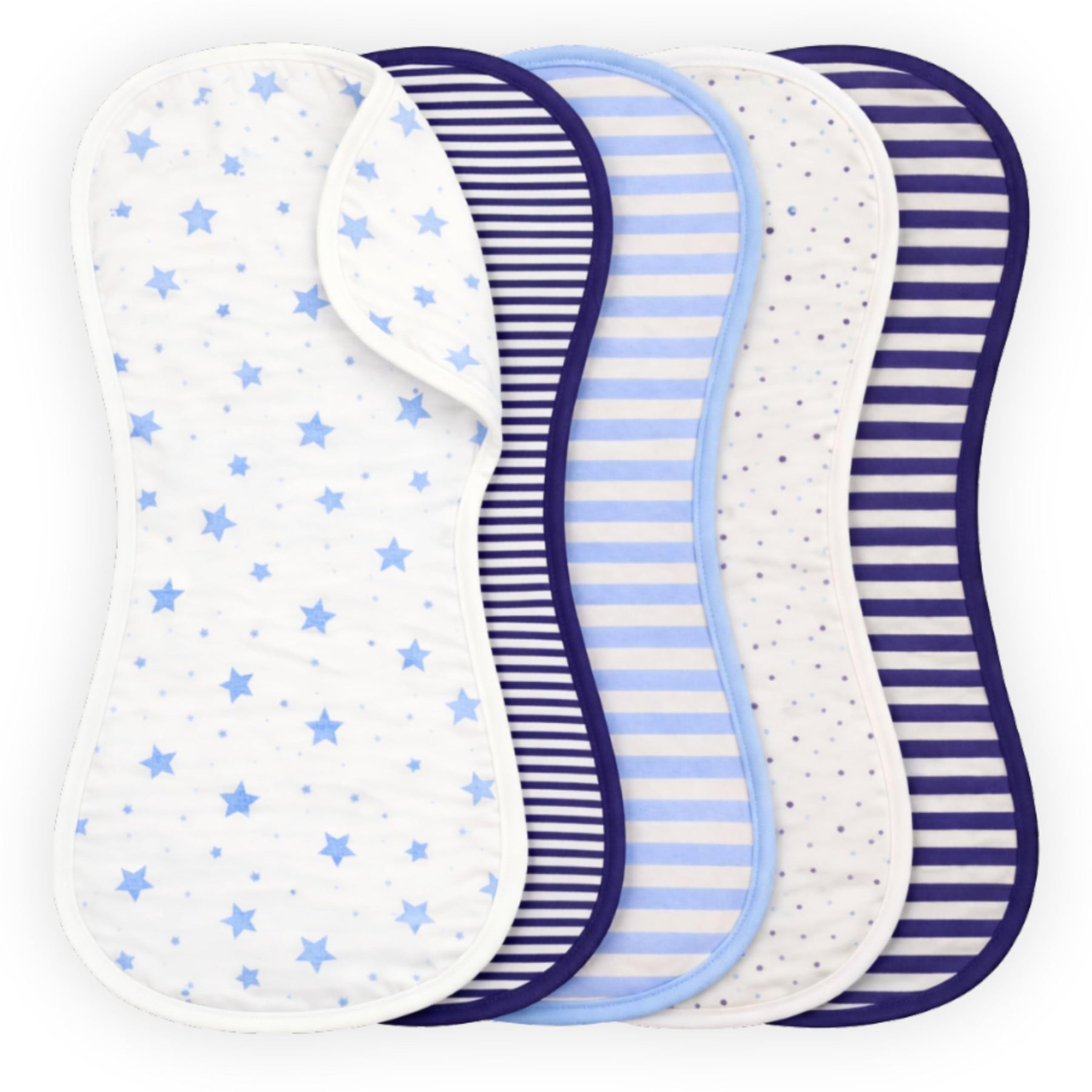 Organic Cotton Baby Burp Cloth Set