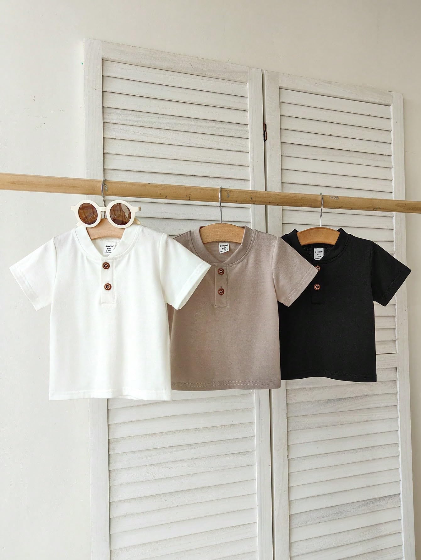 Baby Boy Henley Tee Set