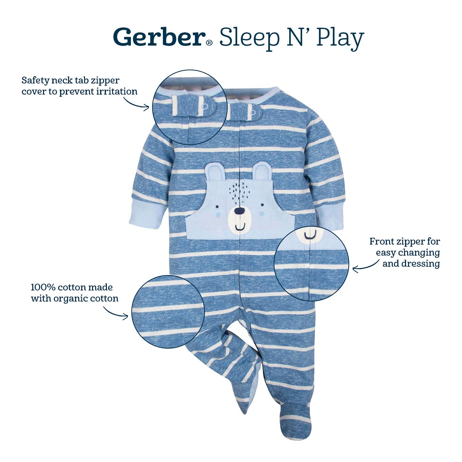 Baby Boy Jungle Onesies & Sleepwear Set