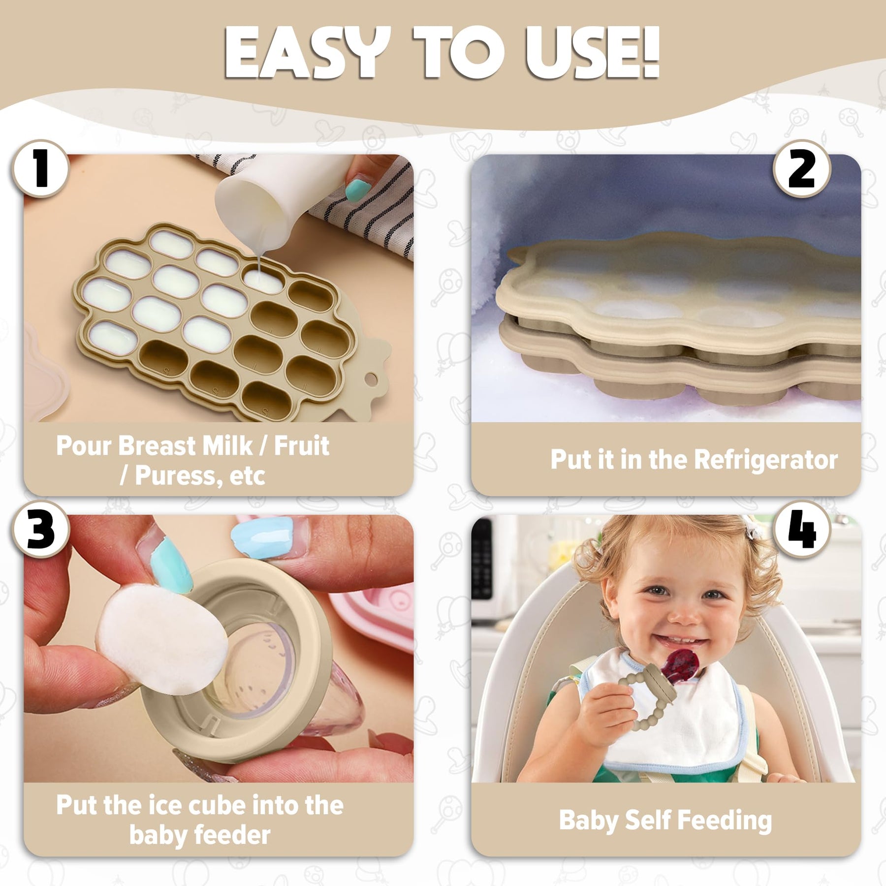 Silicone Baby Weaning Set