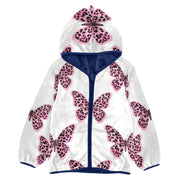 Butterfly Print Hooded Jacket