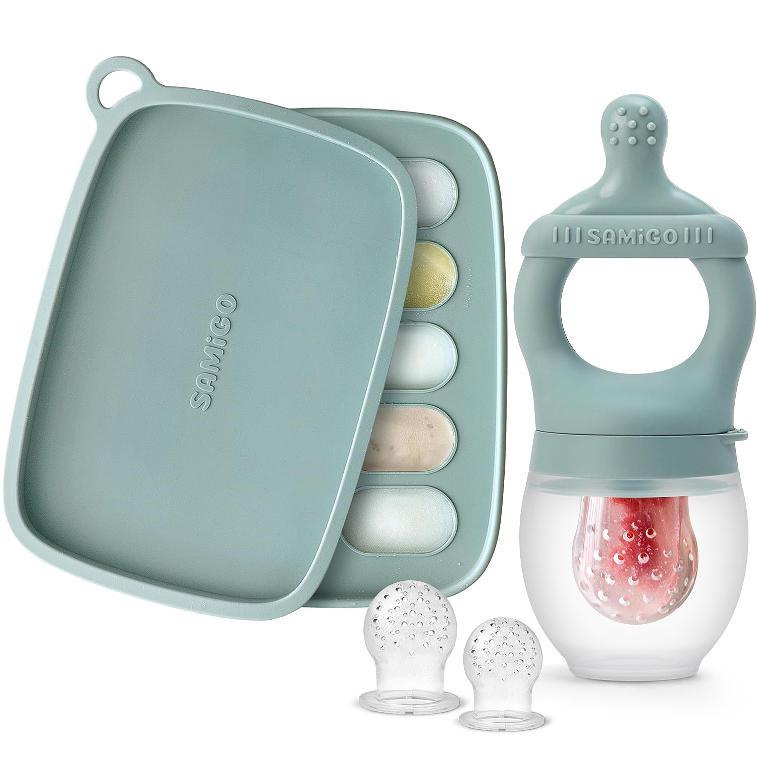 Baby Fruit Feeder & Teether Set