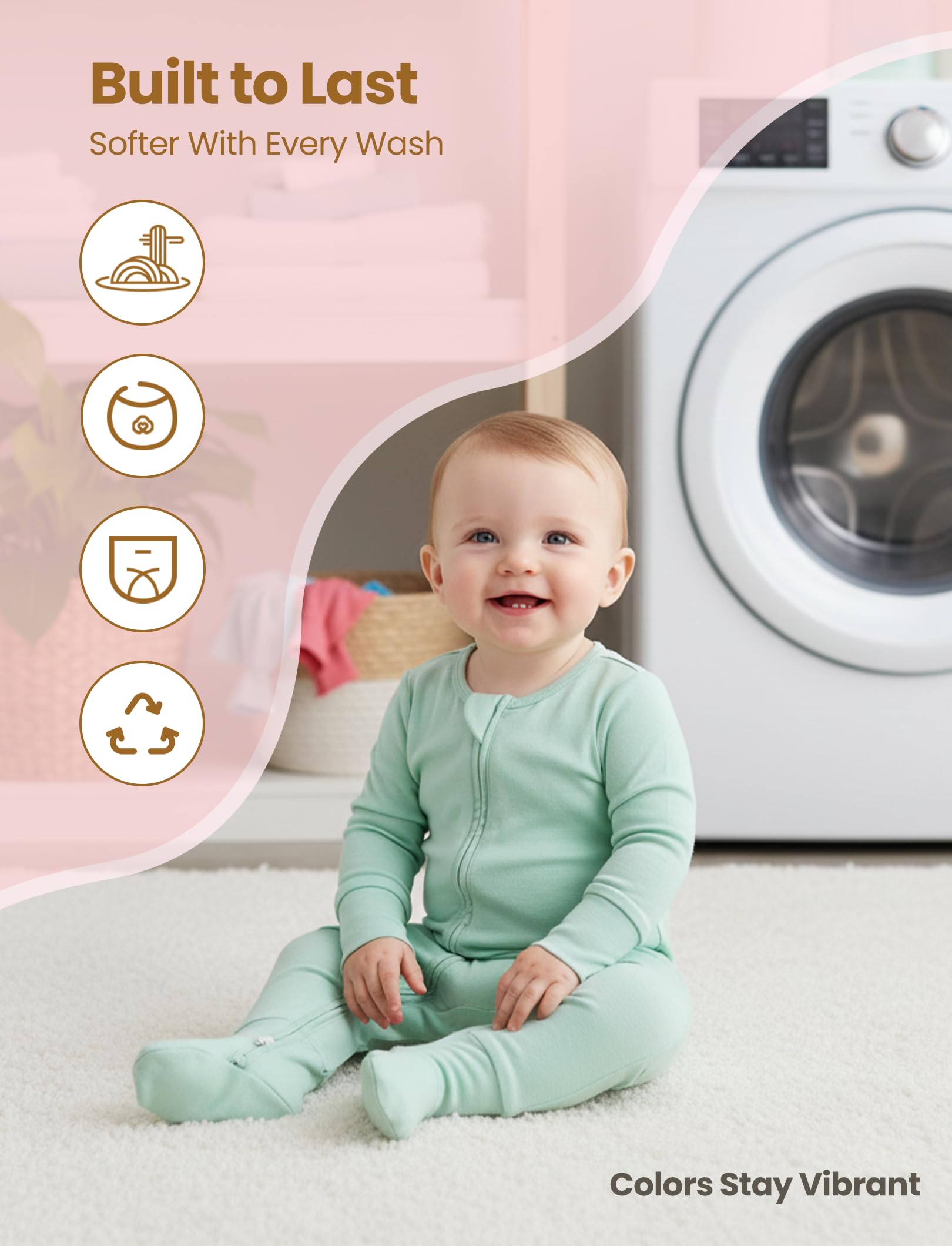 Bamboo Baby Footie Romper
