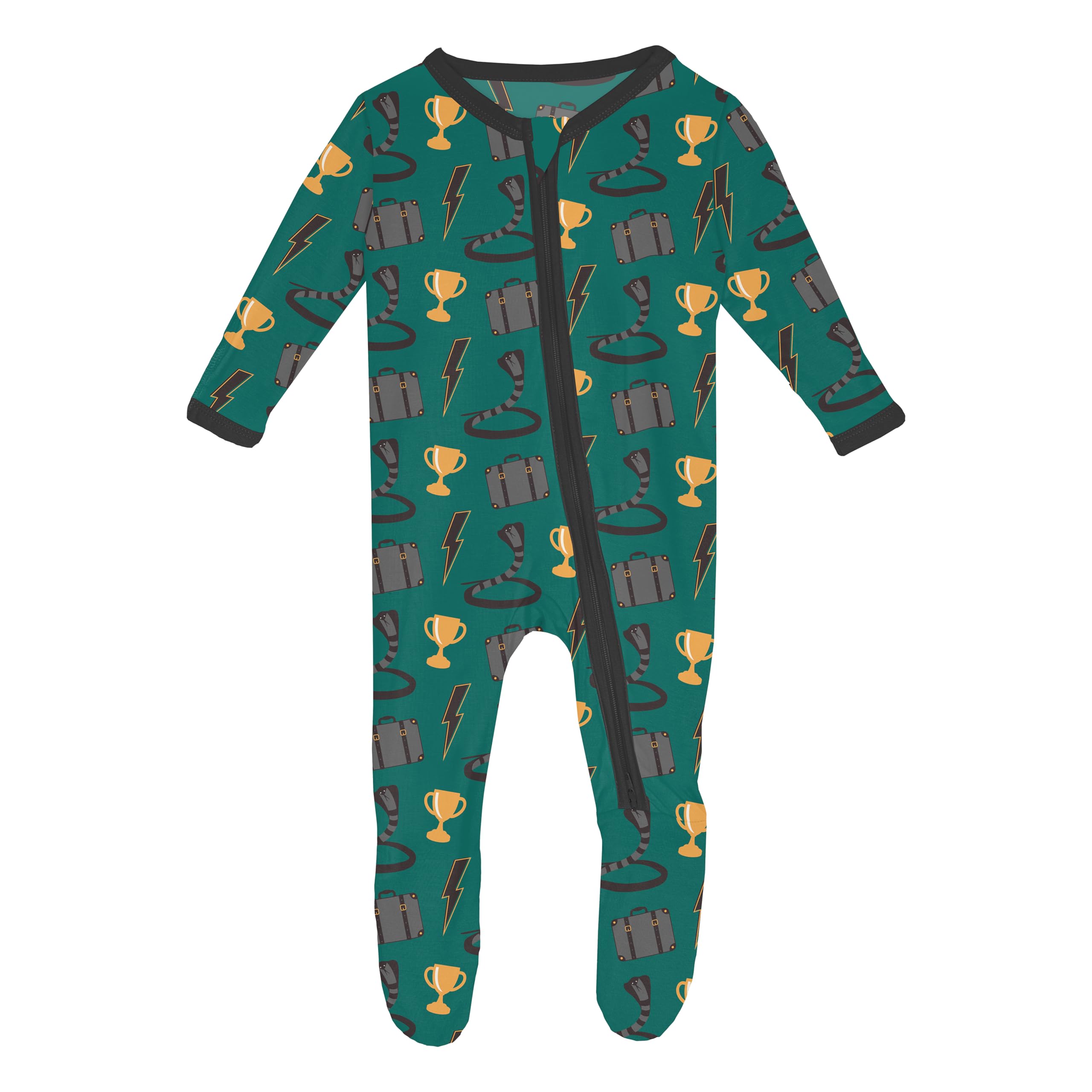 Bamboo Zip Footie Pajamas