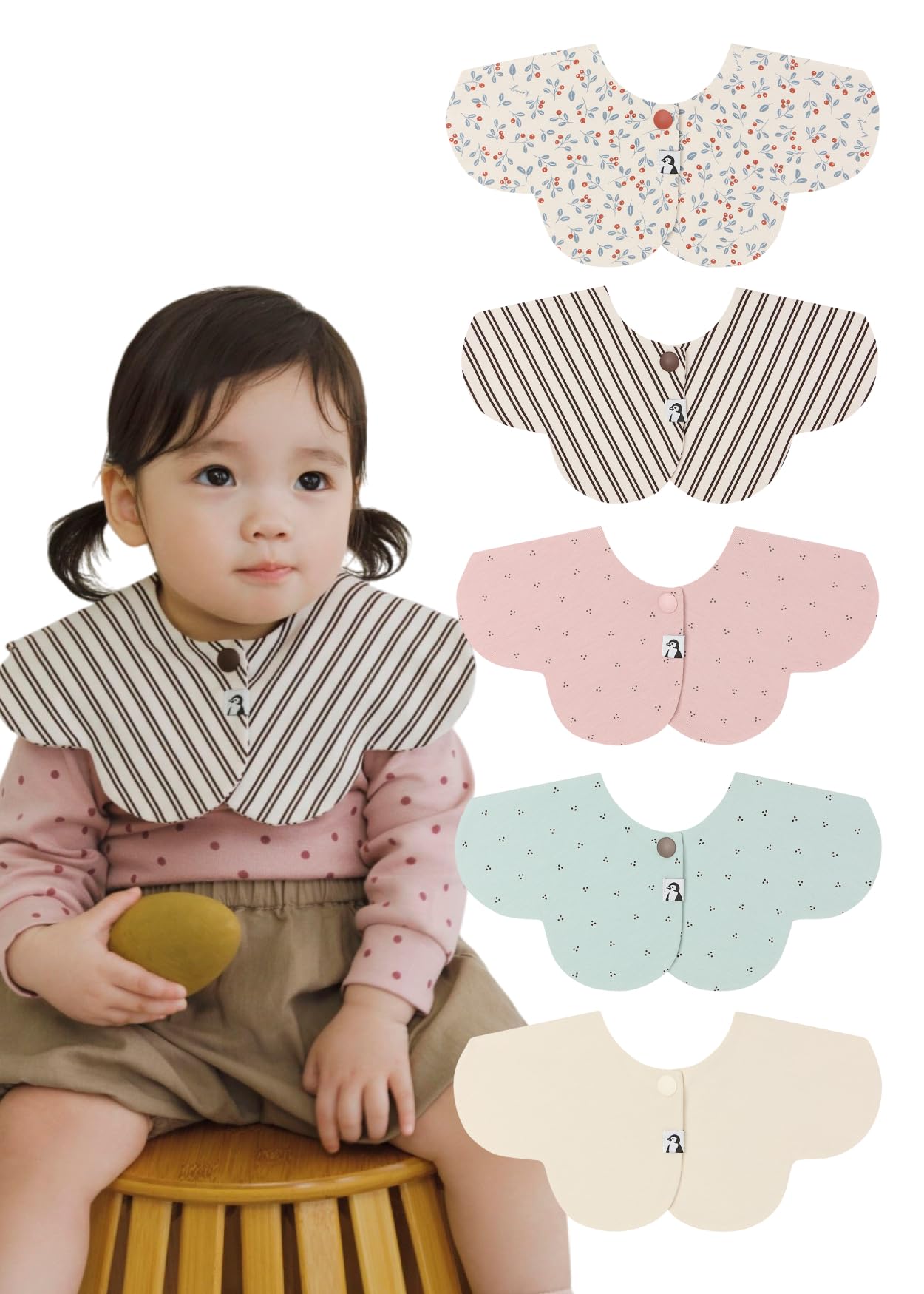 360° Baby Bib Set