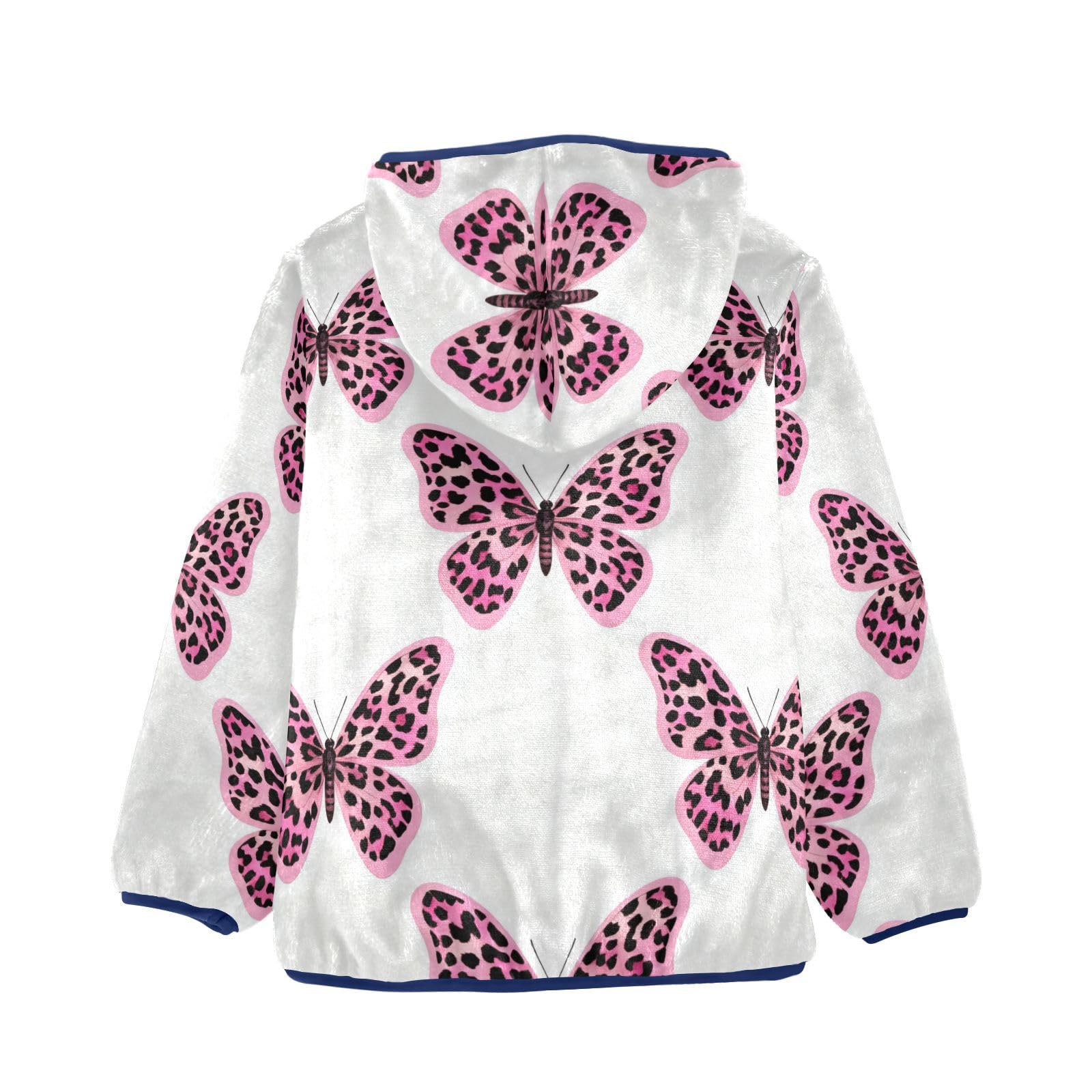 Butterfly Print Hooded Jacket