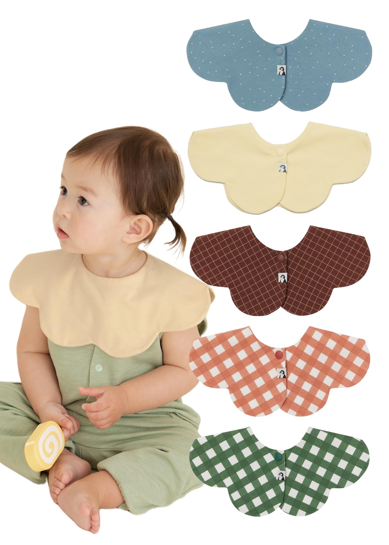360° Baby Bib Set