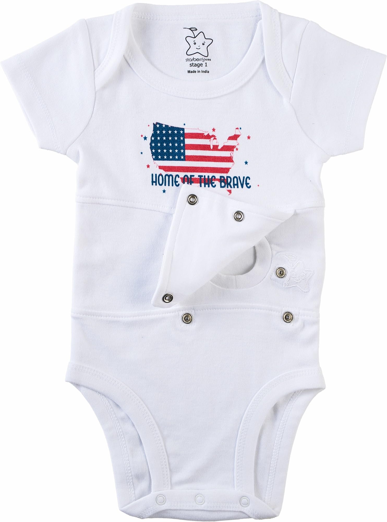 Adaptive G-Tube Baby Onesie