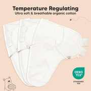 Organic Baby Swaddle Sack Set