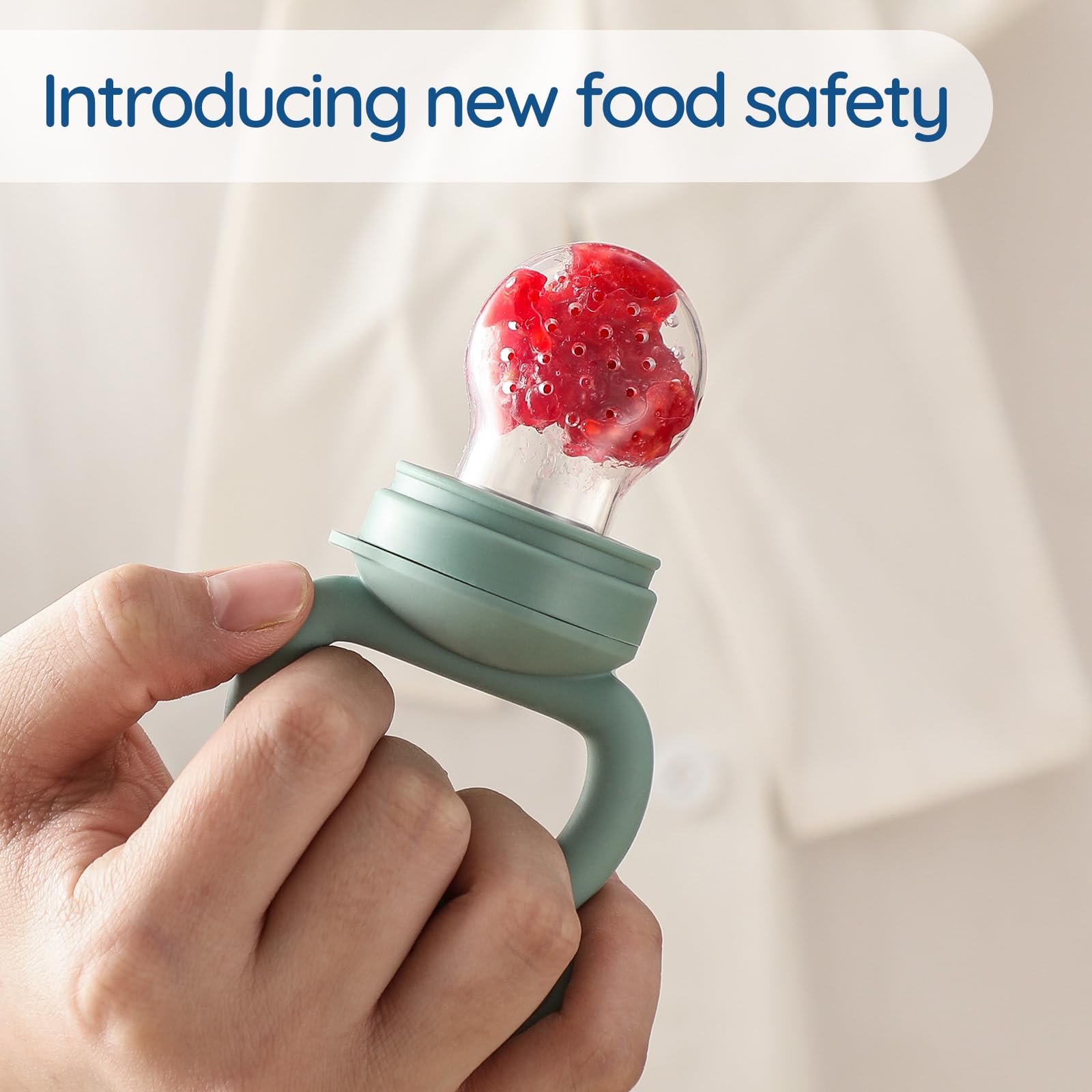 Silicone Baby Fruit Feeder Set