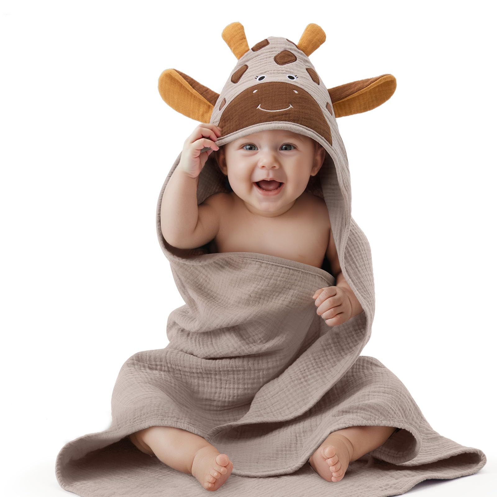 Muslin Baby Hooded Towel
