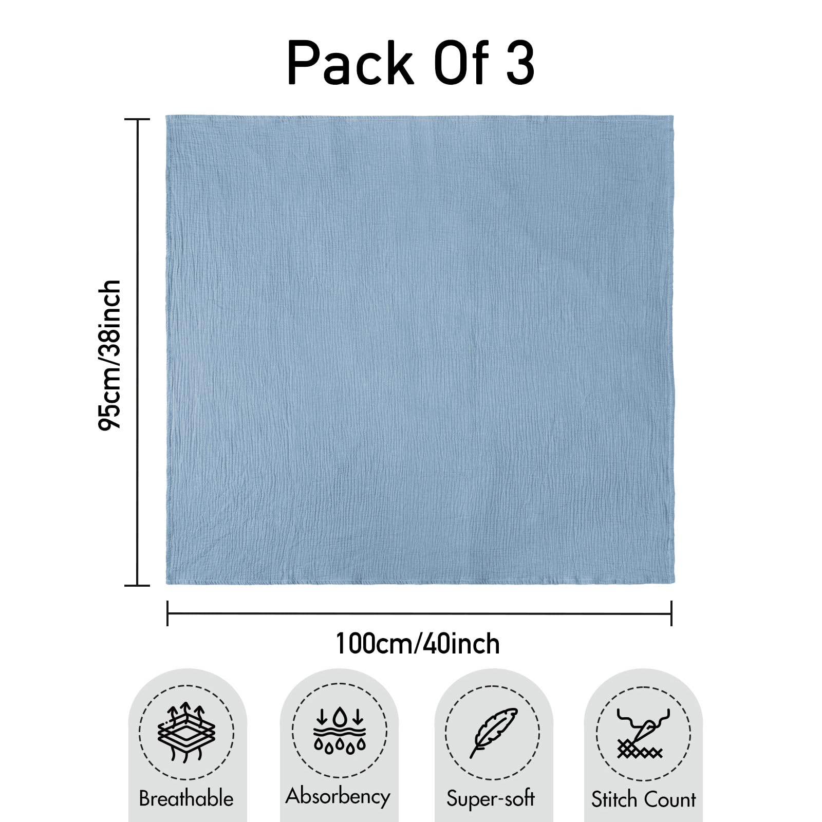Muslin Baby Swaddle Blanket