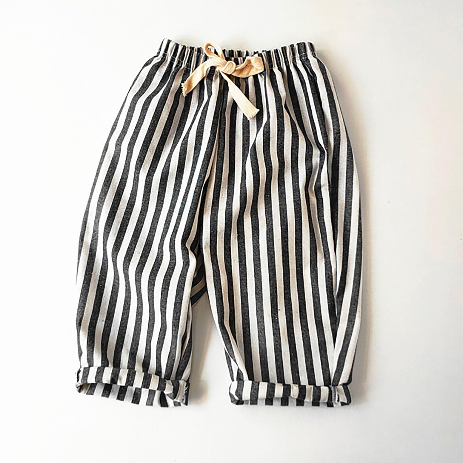 Kids Cotton Linen Wide Leg Pants