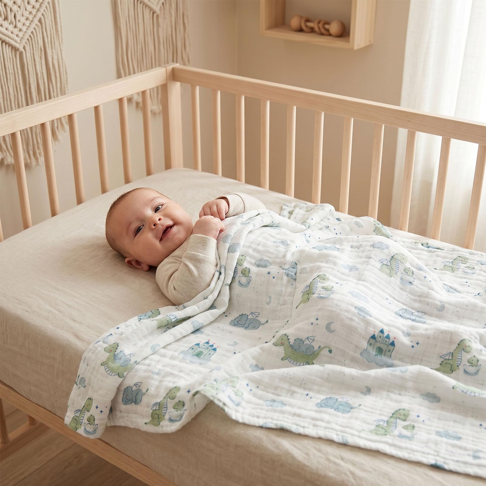 Muslin Baby Blanket Set