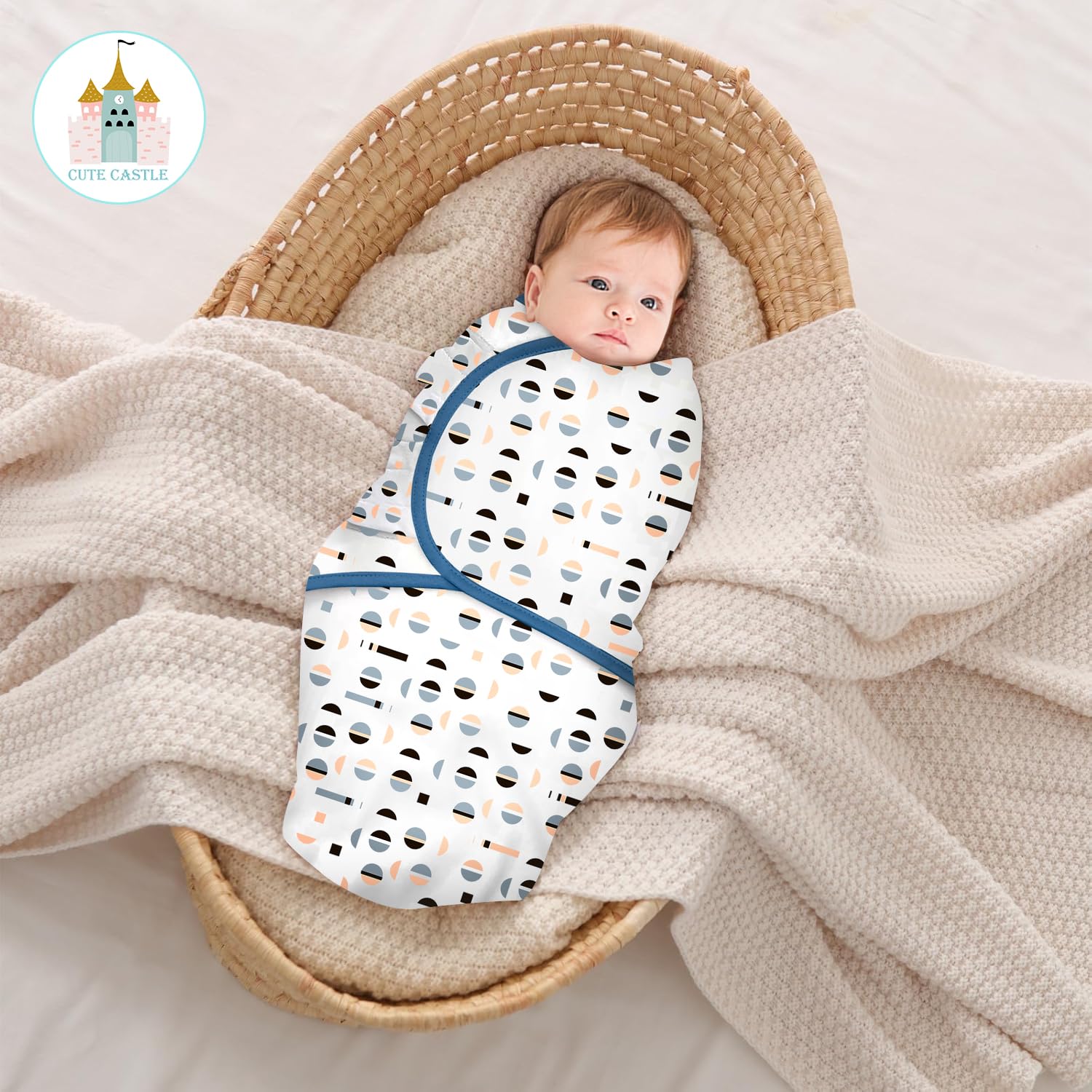 Cute Castle 3-Pack Baby Swaddle Sleep Sacks