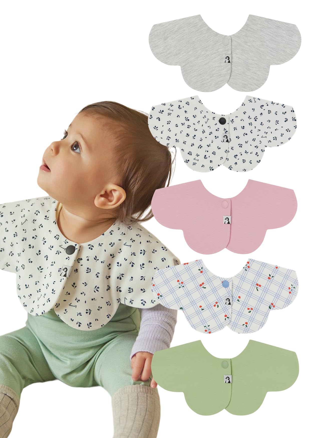 360° Baby Bib Set