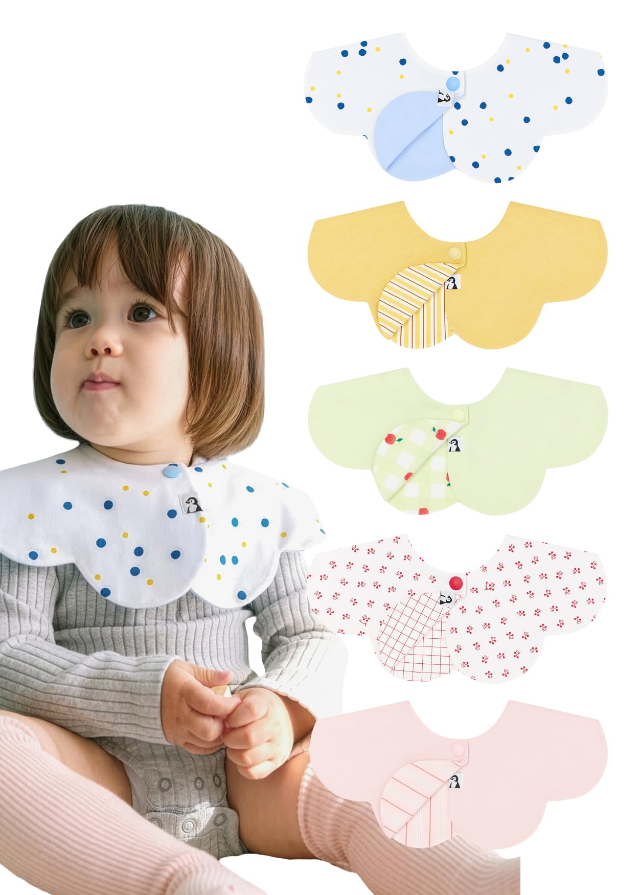 360° Baby Bib Set