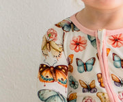 Bamboo Zip Footie Pajamas
