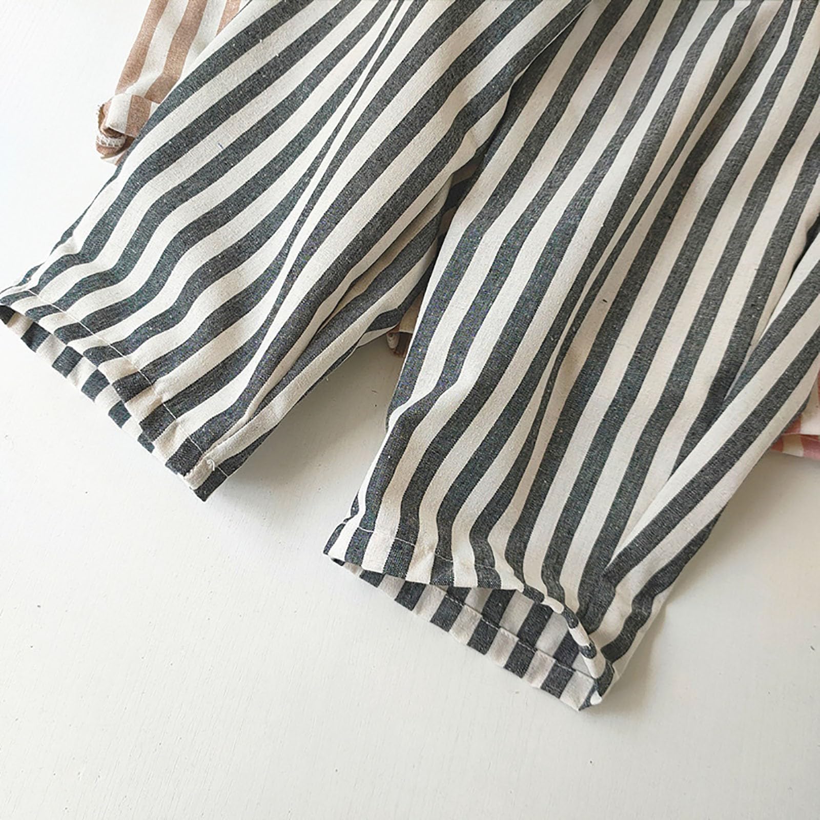 Kids Cotton Linen Wide Leg Pants
