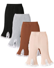 Baby Girl Ribbed Flare Pants Set