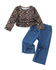 Toddler Girl Top & Jeans Set