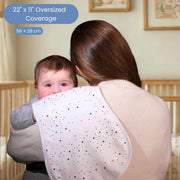 Organic Cotton Baby Burp Cloth Set