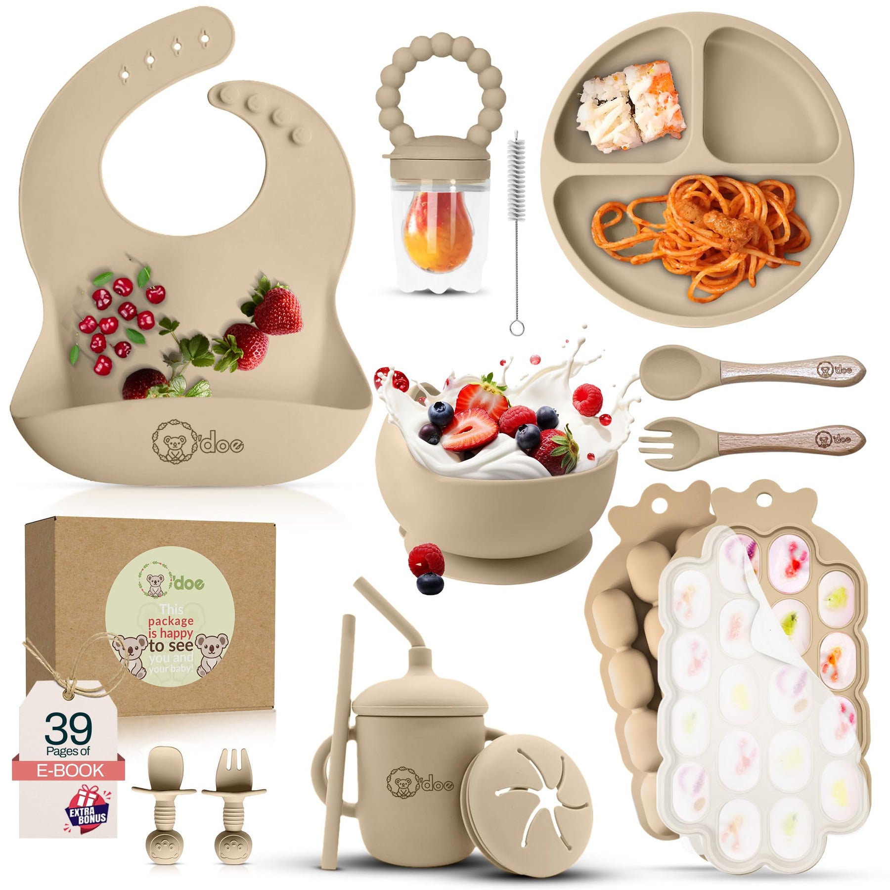 Silicone Baby Weaning Set