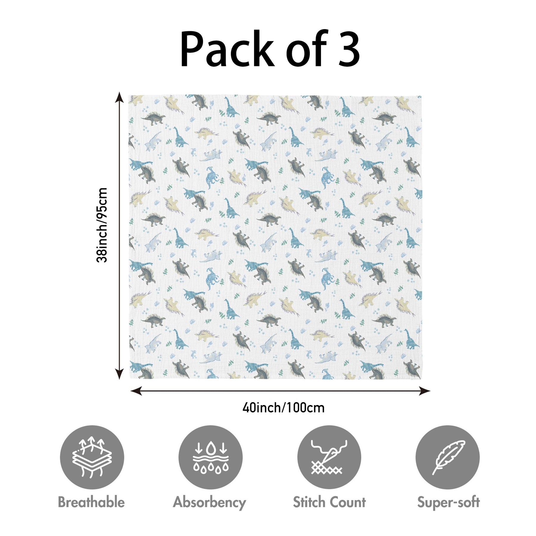 Muslin Swaddle Blanket Set