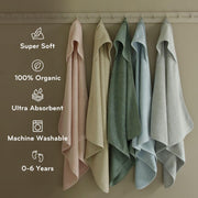 Organic Cotton Baby Hooded Towel