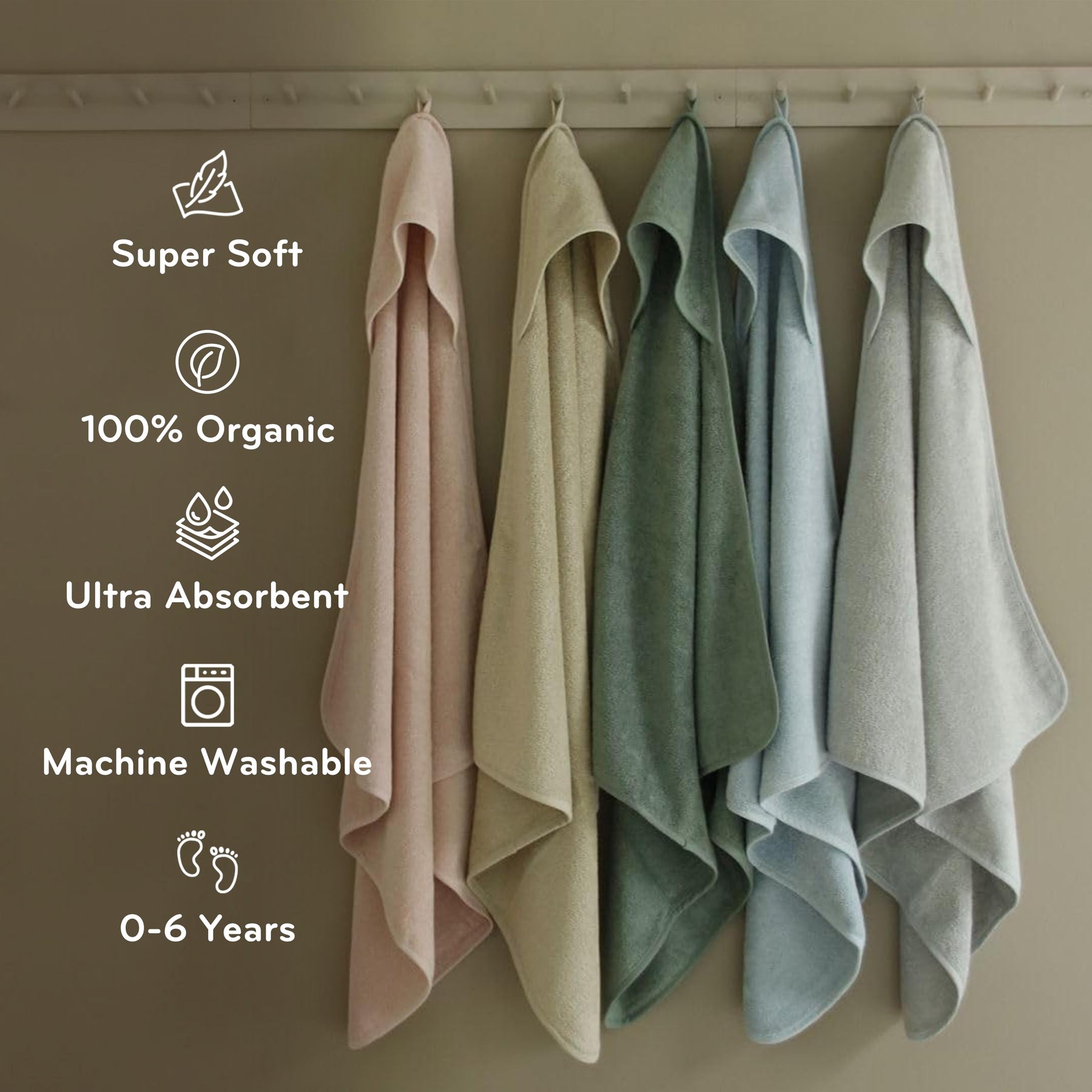 Organic Cotton Baby Hooded Towel