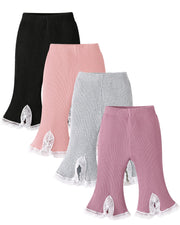 Baby Girl Ribbed Flare Pants Set