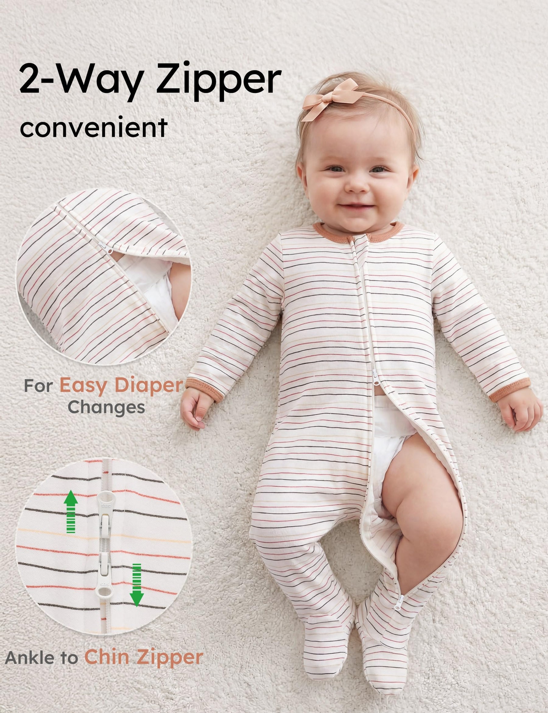 Organic Cotton Baby Sleeper Set