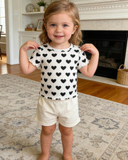 Toddler Girl Basic Tee Set