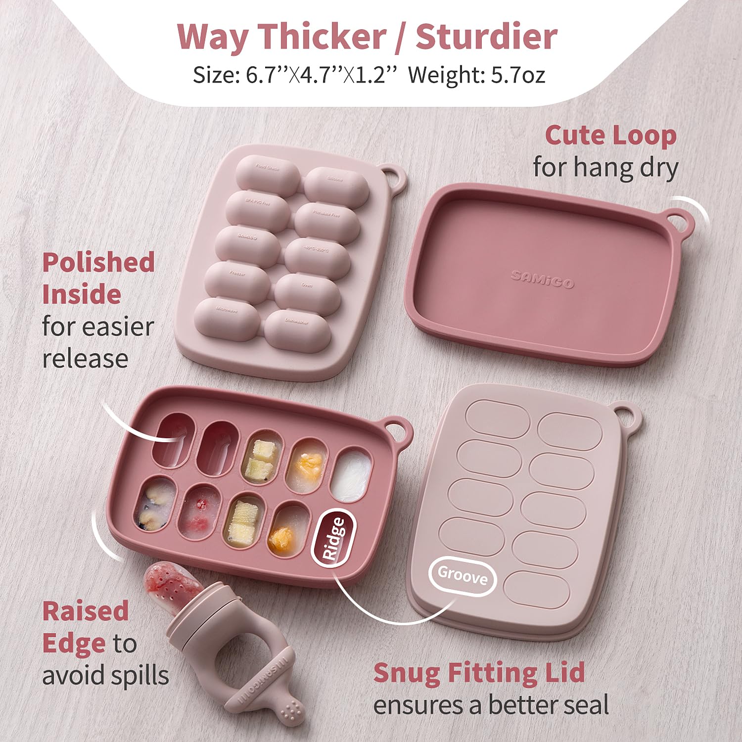 Baby Fruit Feeder & Teether Set