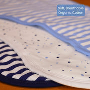 Organic Cotton Baby Burp Cloth Set
