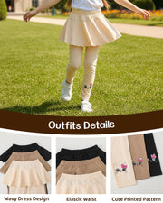 Girls Skirt Leggings Set