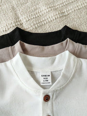 Baby Boy Henley Tee Set
