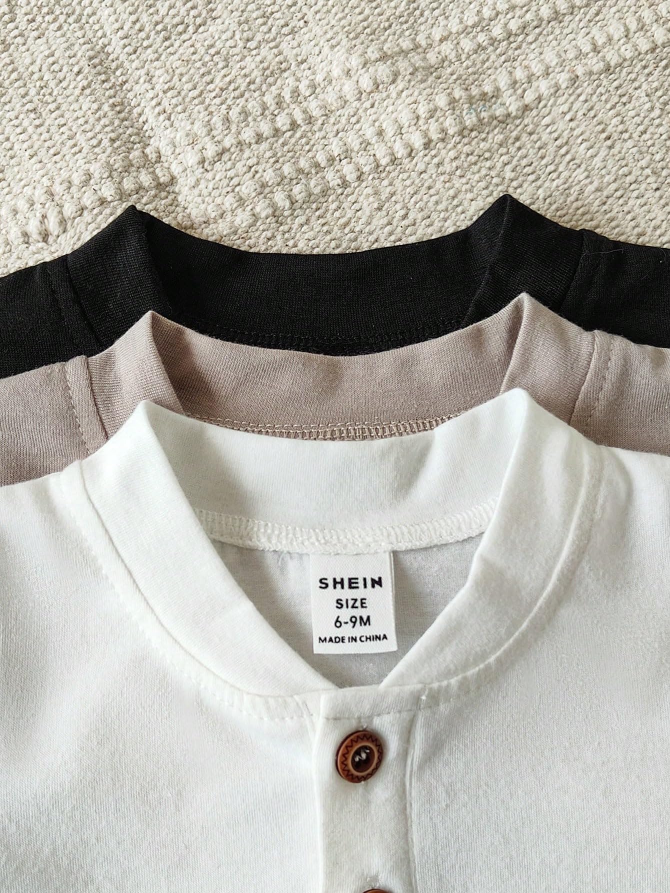 Baby Boy Henley Tee Set