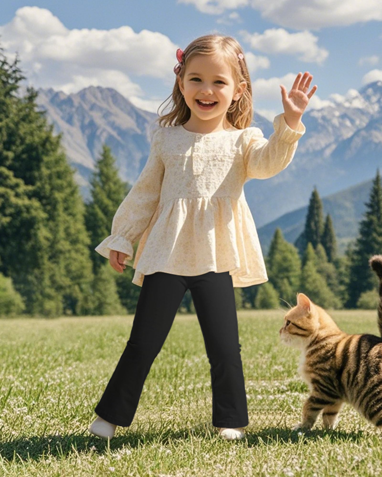 Baby Girl Flare Leggings Set