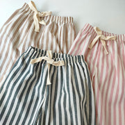 Kids Cotton Linen Wide Leg Pants