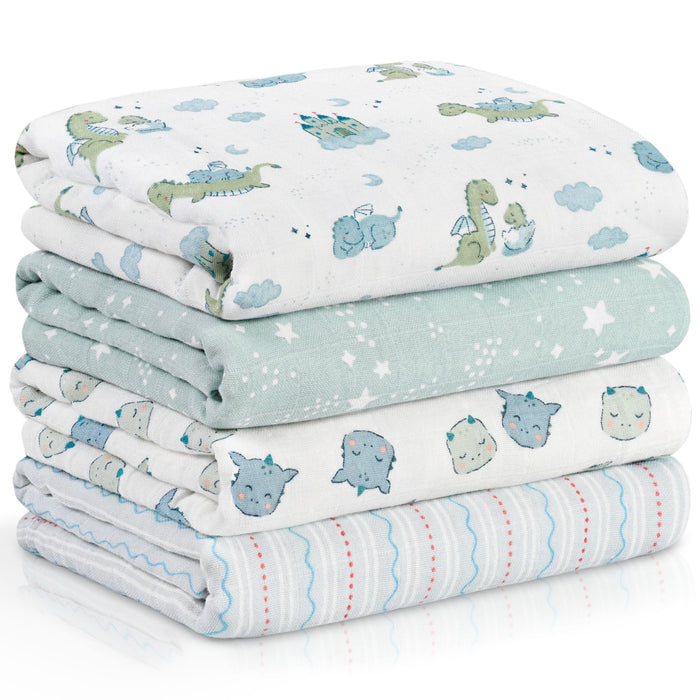 Muslin Baby Blanket Set