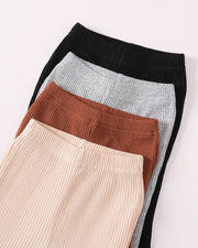 Baby Girl Ribbed Flare Pants Set