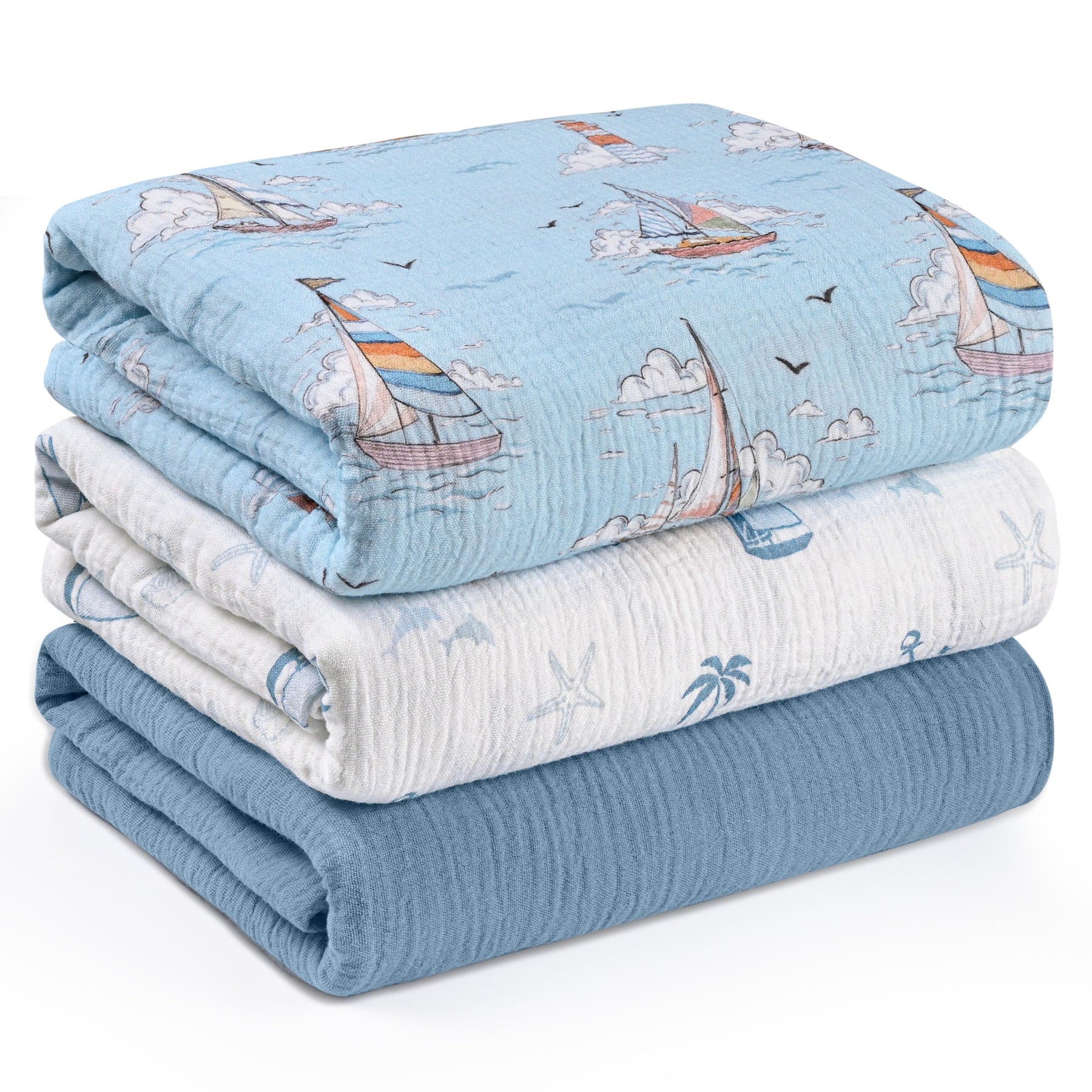 Muslin Swaddle Blanket Set